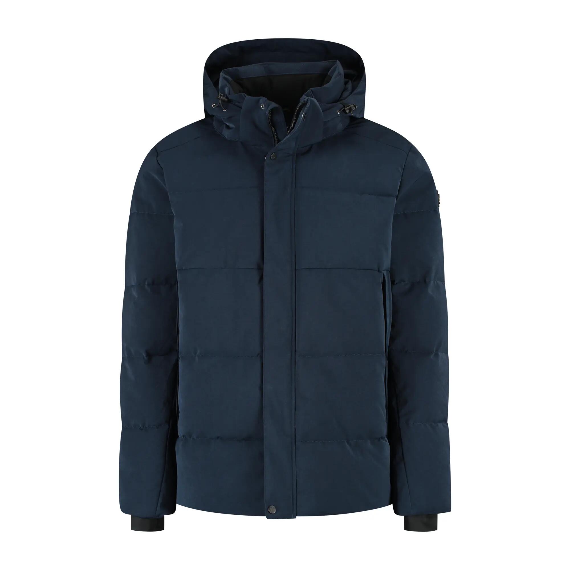 Asberg Heren - Puffer winterjas - Waterdicht - Navy 4/5