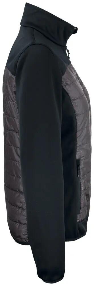 clique Custer Women Casaco polar leve acolchoado, preto 4/4