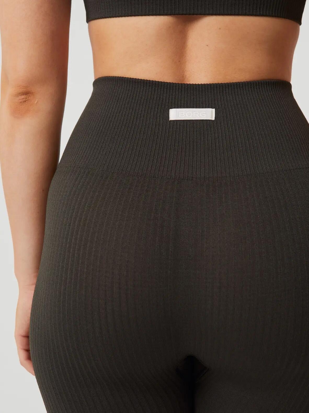 bjorn_borg STUDIO SEAMLESS RIB TIGHTS — PEAT 5/5