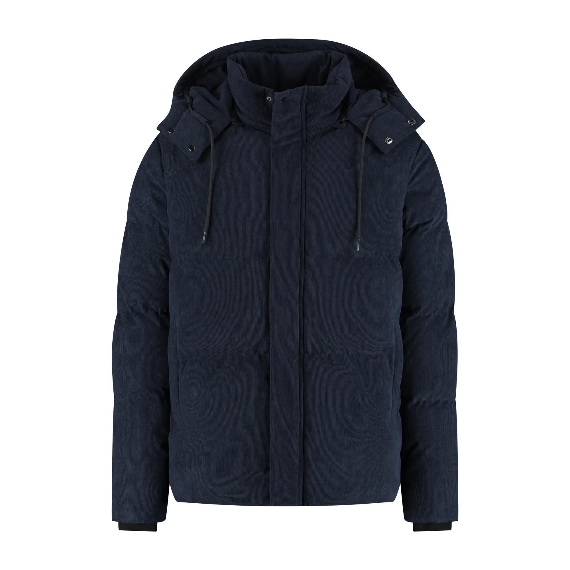 Ulf Herren – Daunen-Winterjacke – Cord – Marineblau 4/5