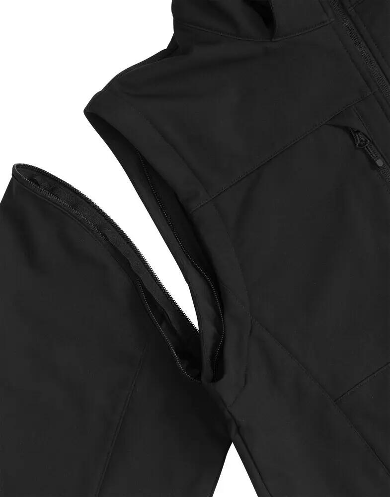clique Classic Softshell 2 in 1 – mangas e capuz destacáveis 3/6