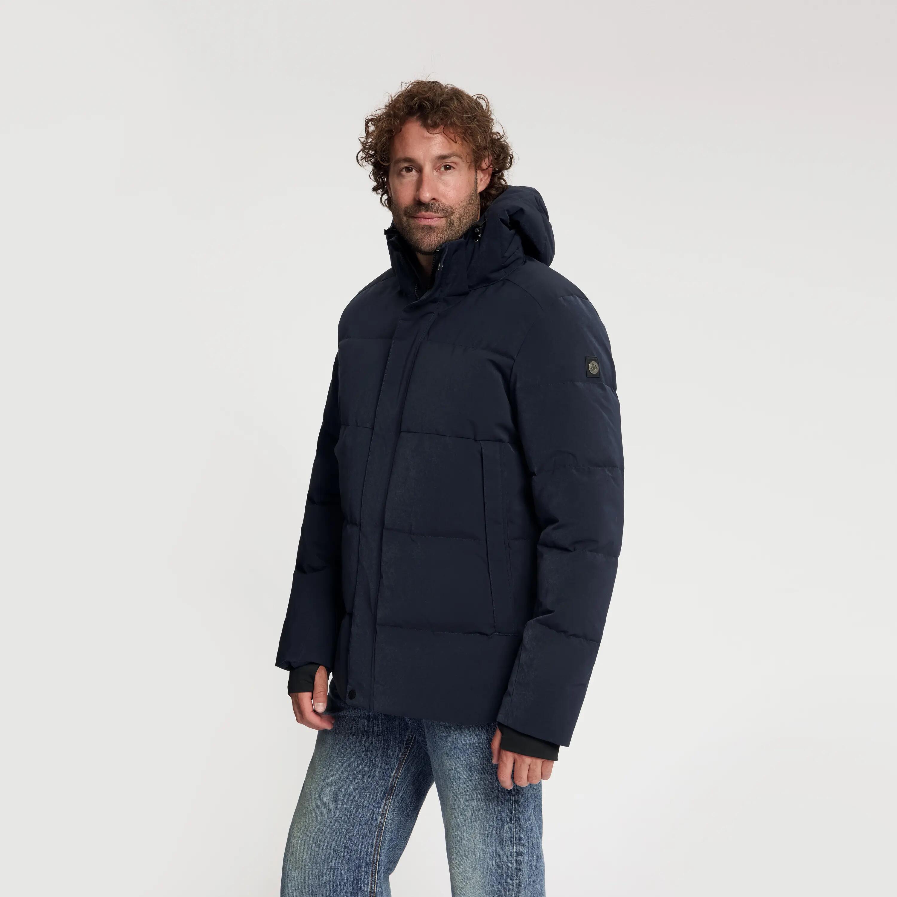 Asberg Heren - Puffer winterjas - Waterdicht - Navy 2/5