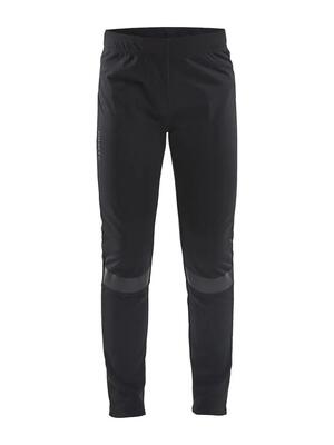 Craft adv warm tights jr - warme winddichte tights – black
