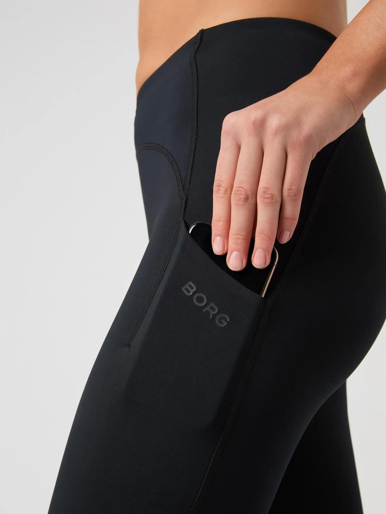 bjorn_borg BORG REFORM PREMIUM TIGHTS – Noir – BLACK BEAUTY 3/4