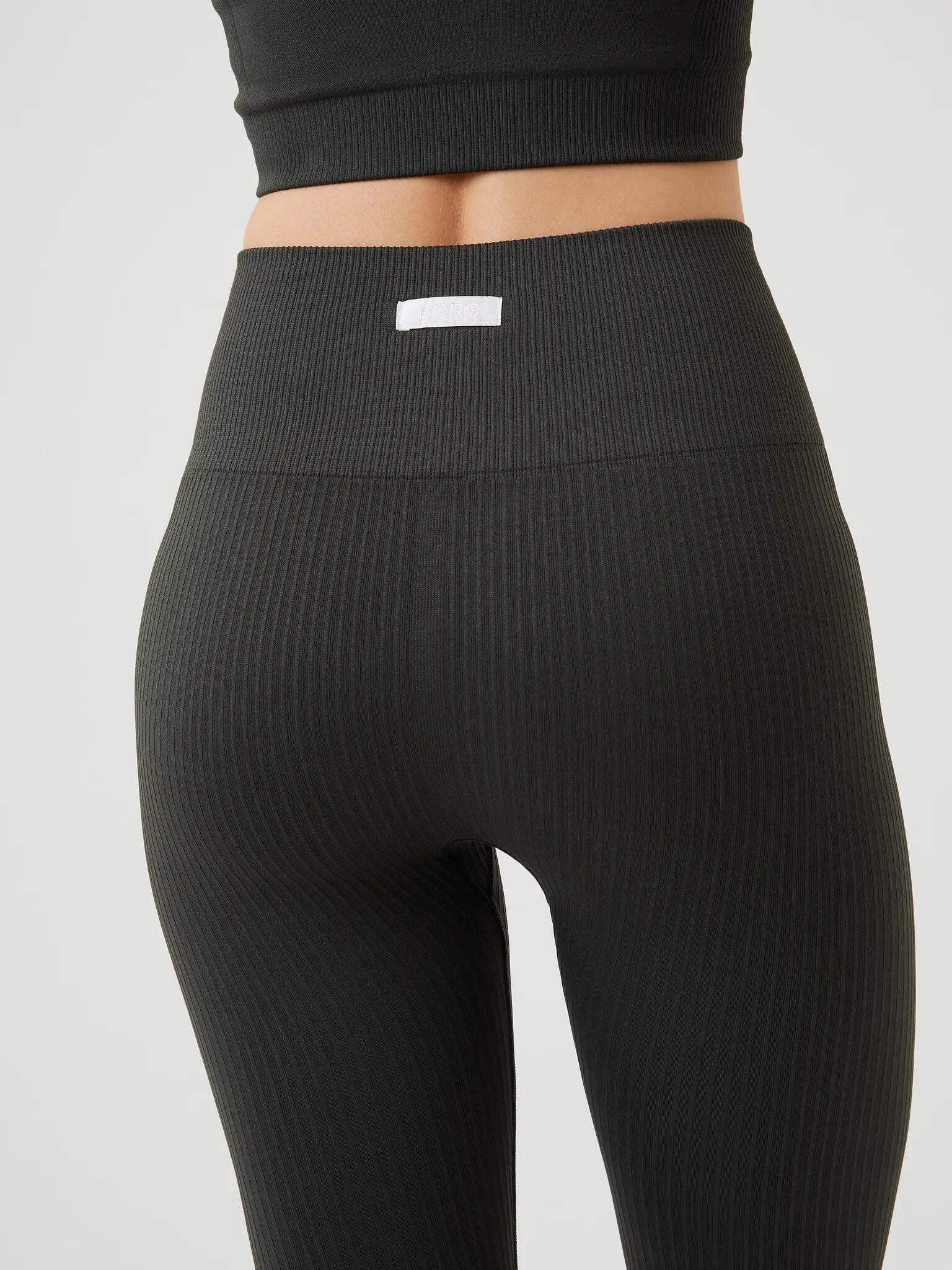 bjorn_borg STUDIO SEAMLESS RIB TIGHTS — PEAT 4/5