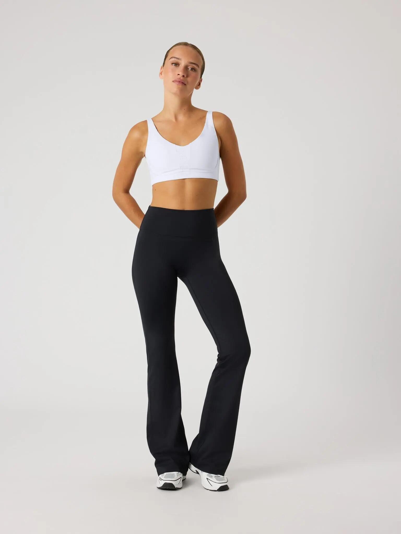 bjorn_borg BORG FLARE TIGHTS TALL – Recycled polyester, BLACK BEAUTY 3/5