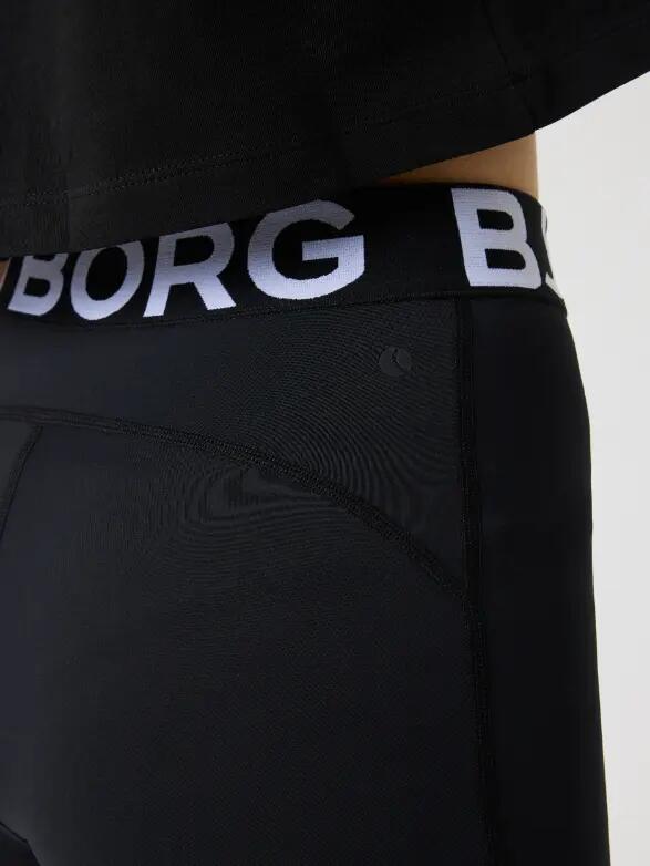 bjorn_borg BORG SHORT TIGHTS aus recyceltem Polyamid – Junior – BLACK BEAUTY 4/5