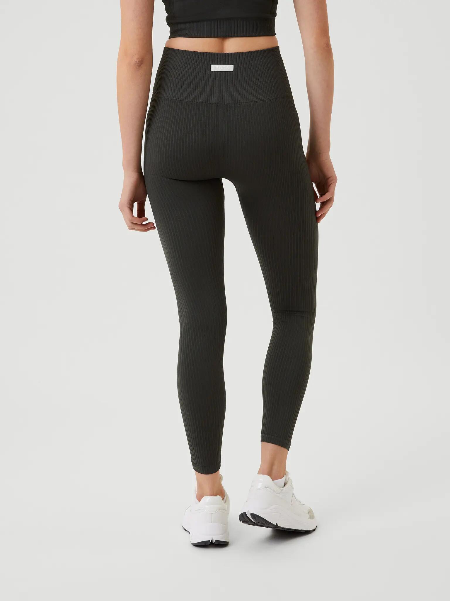 bjorn_borg STUDIO SEAMLESS RIB TIGHTS — PEAT 2/5