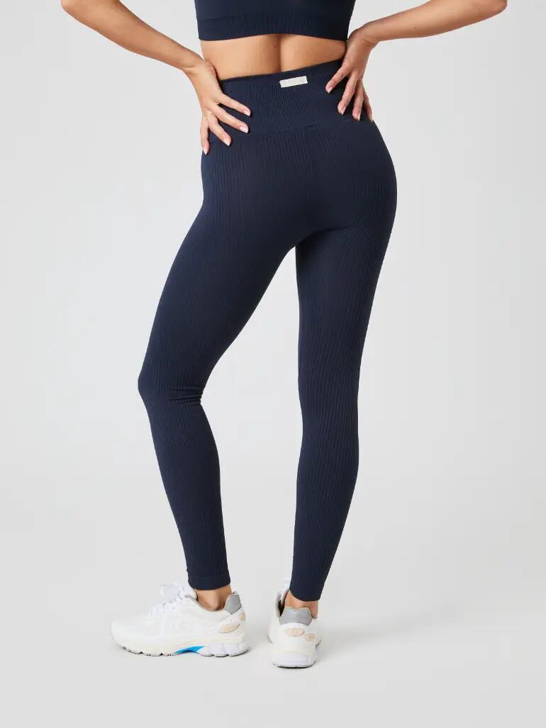 bjorn_borg STUDIO SEAMLESS RIBBED TIGHTS — mulher, OUTERSPACE 2/4