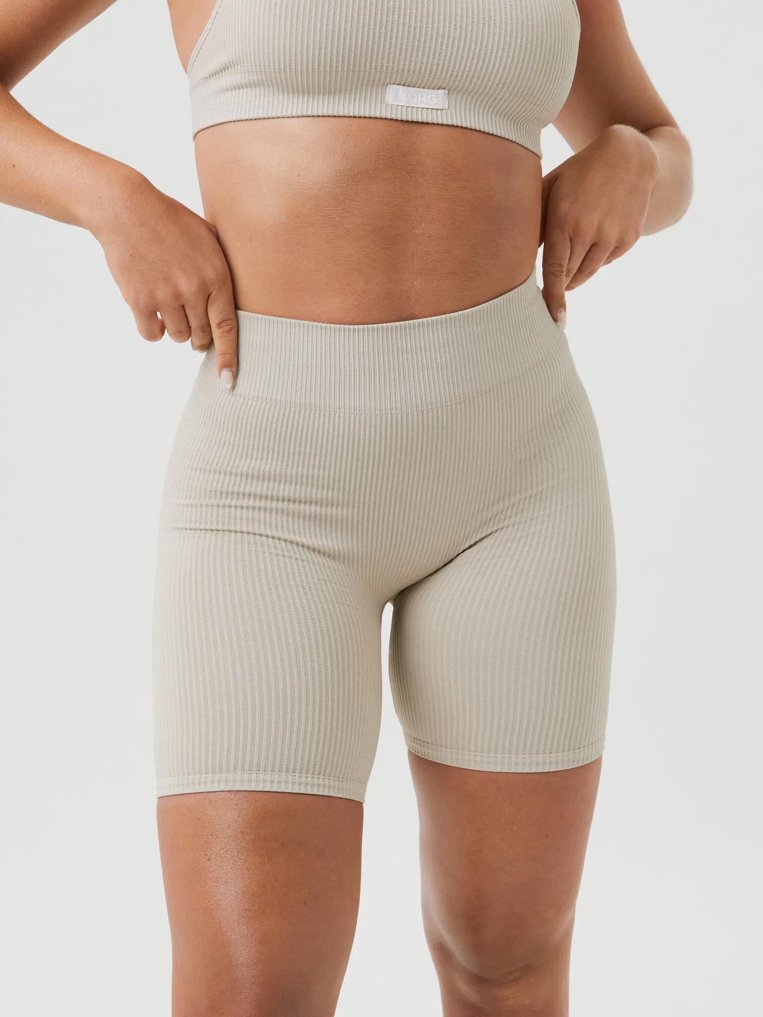 bjorn_borg ALICE SEAMLESS RIB SHORTS short seamless côtelé SPRAY GREEN 2/5