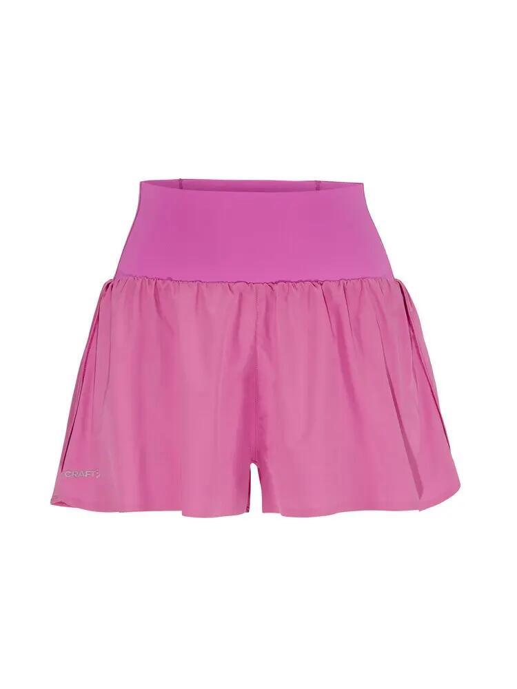 craft Hypervent Wide Shorts W – calções largos de running com cintura larga 3/7