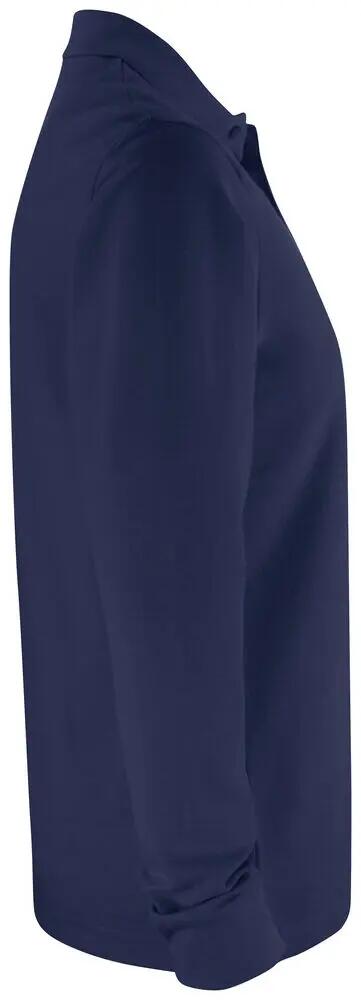 clique Polo Basic à poche manches longues – 100% coton, coupe régulière 4/4