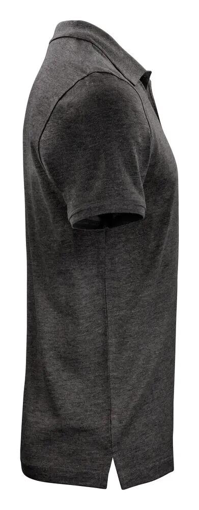 clique Classic OC Polo homem 100% algodão orgânico antracite mesclado 4/4