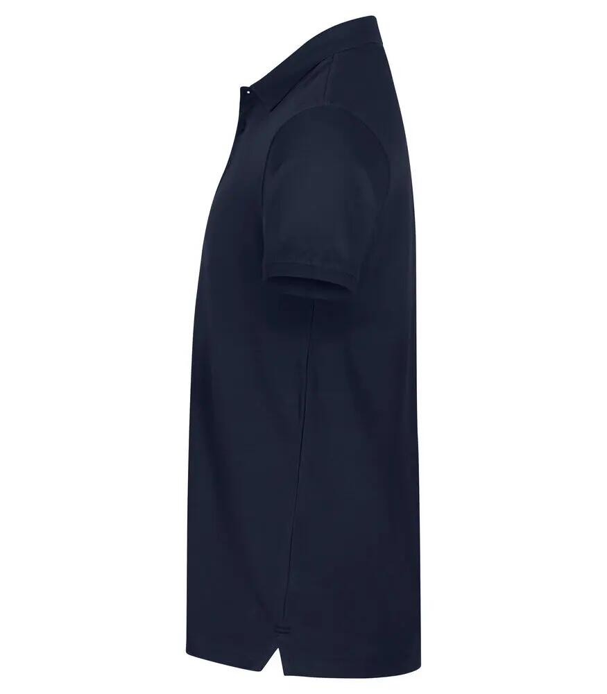 clique Heavy Premium Polo van gekamd katoen - dark navy 3/4