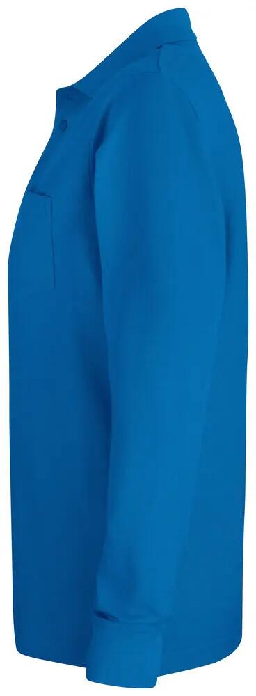 clique Polo Basic Pocket manga longa 100% algodão - ajuste confortável 3/4