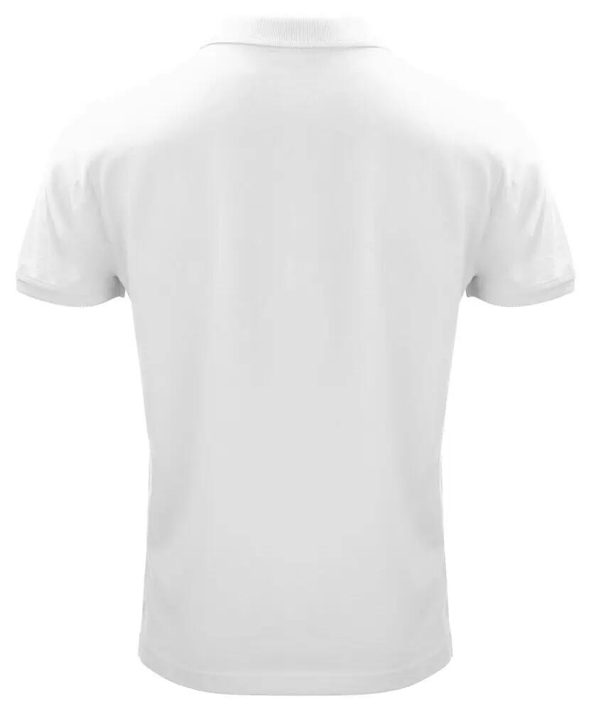 clique Classic OC Polo branco – 100% algodão orgânico 2/4