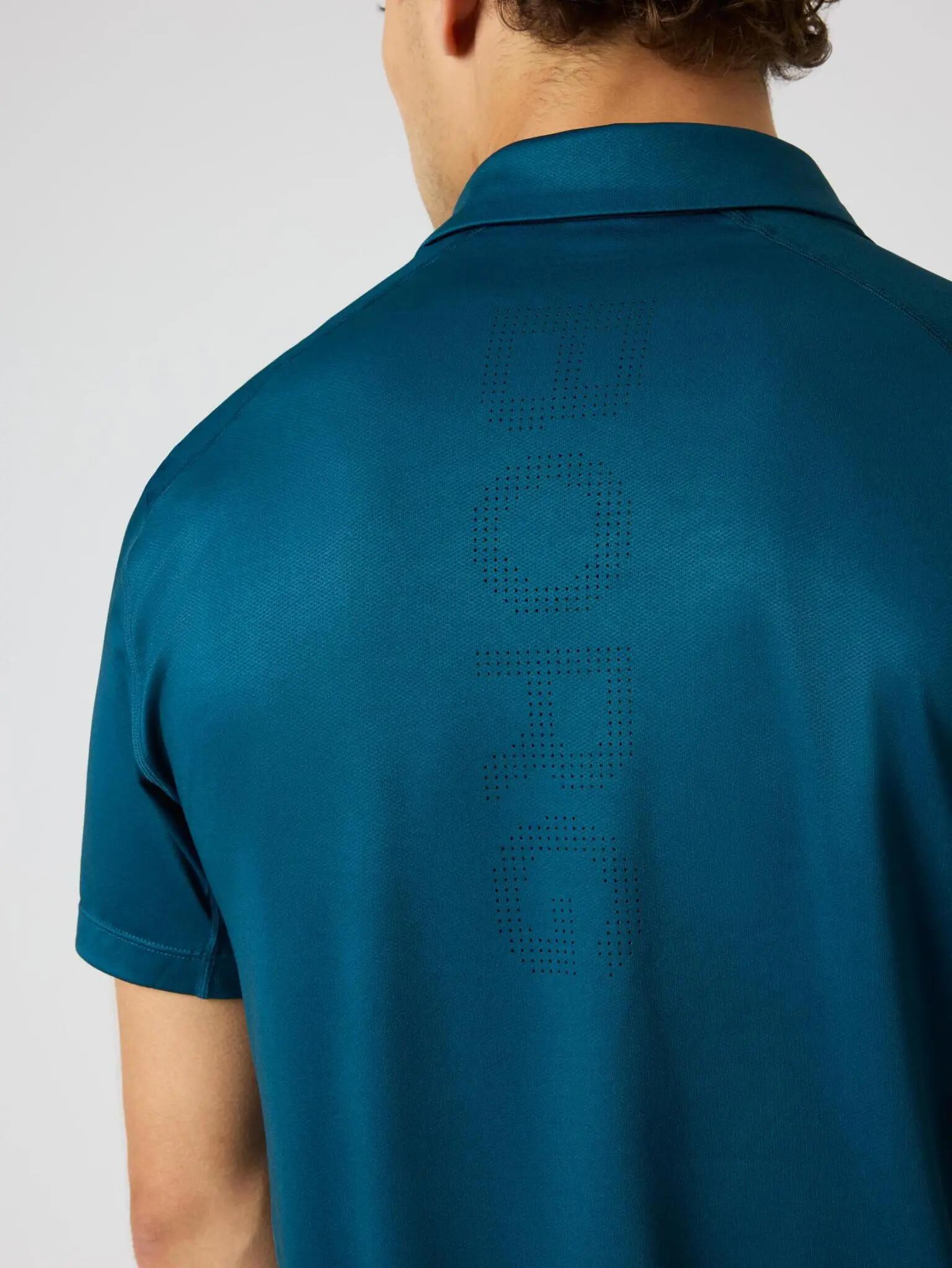 bjorn_borg Polo ACE à panneaux mesh – REFLECTING POND 4/5