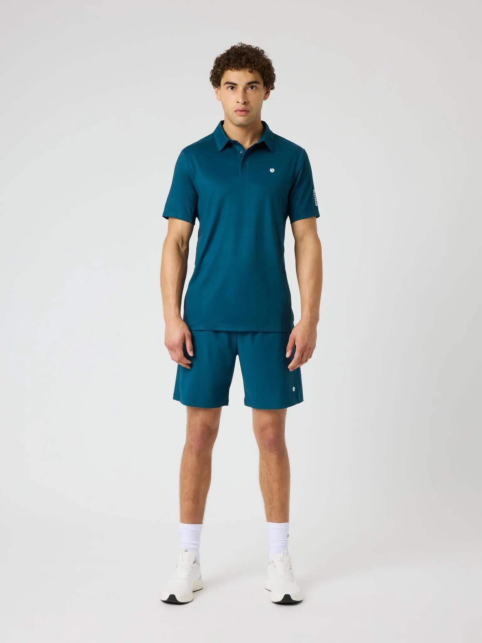 bjorn_borg Polo ACE à panneaux mesh – REFLECTING POND 3/5