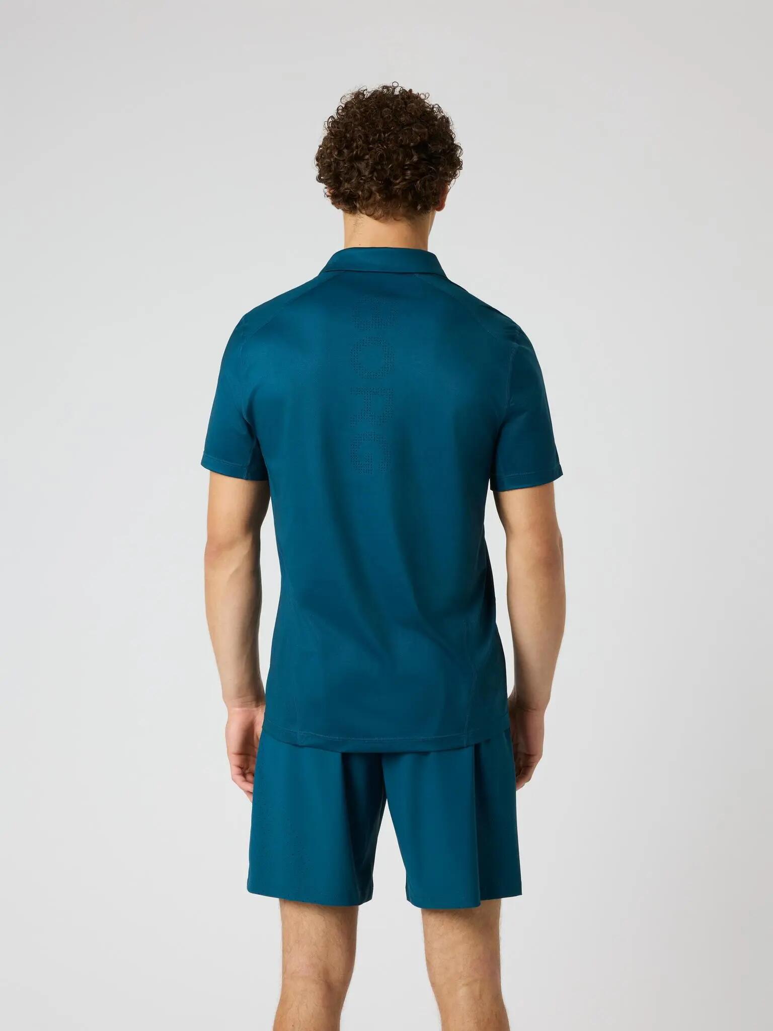 bjorn_borg Polo ACE à panneaux mesh – REFLECTING POND 2/5