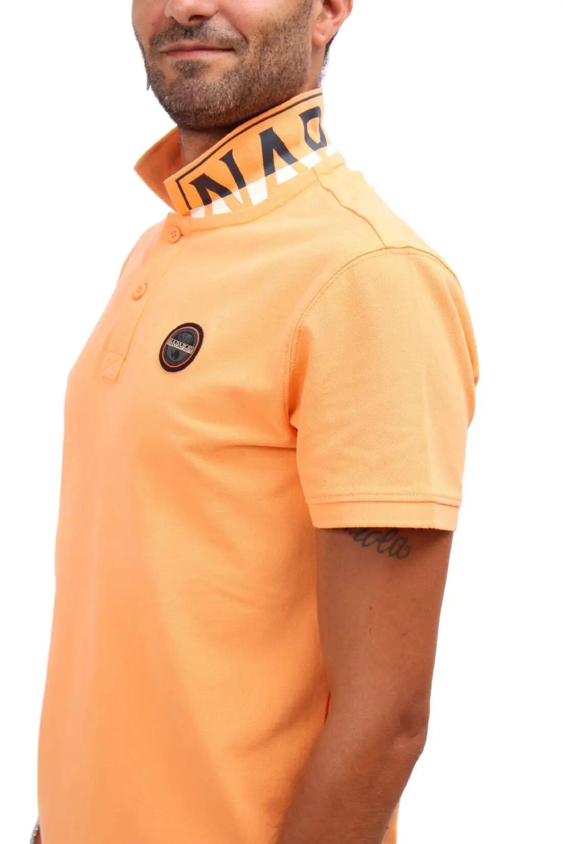 Polo - Sportswear - Heren - Epy - Regular fit, 2-knops sluiting - Oranje 4/4