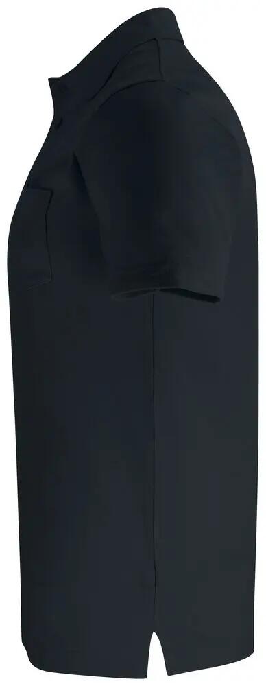 clique Basic Polo Pocket em algodão – Unisexo 3/4