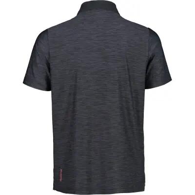 cmp Polo Homem Stretch Melange - respirável e antibacteriano 3/4