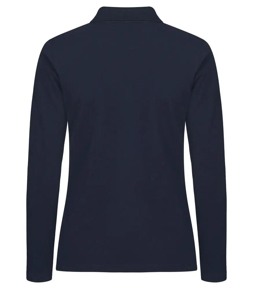 clique Stretch Premium Polo L/S Dames – hoogwaardige kwaliteit en goede rek 4/4
