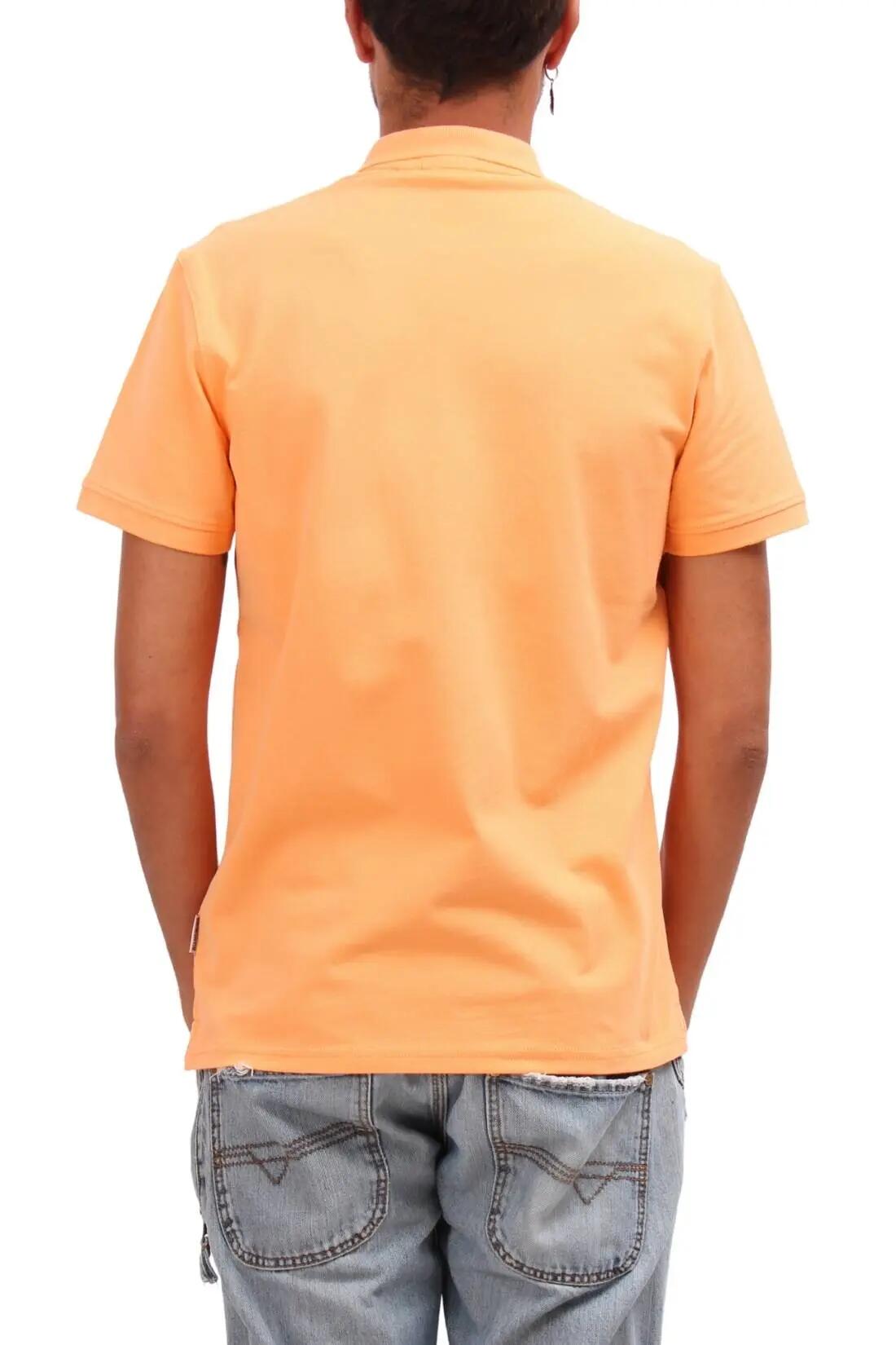 Polo - Sportswear - Heren - Epy - Regular fit, 2-knops sluiting - Oranje 3/4