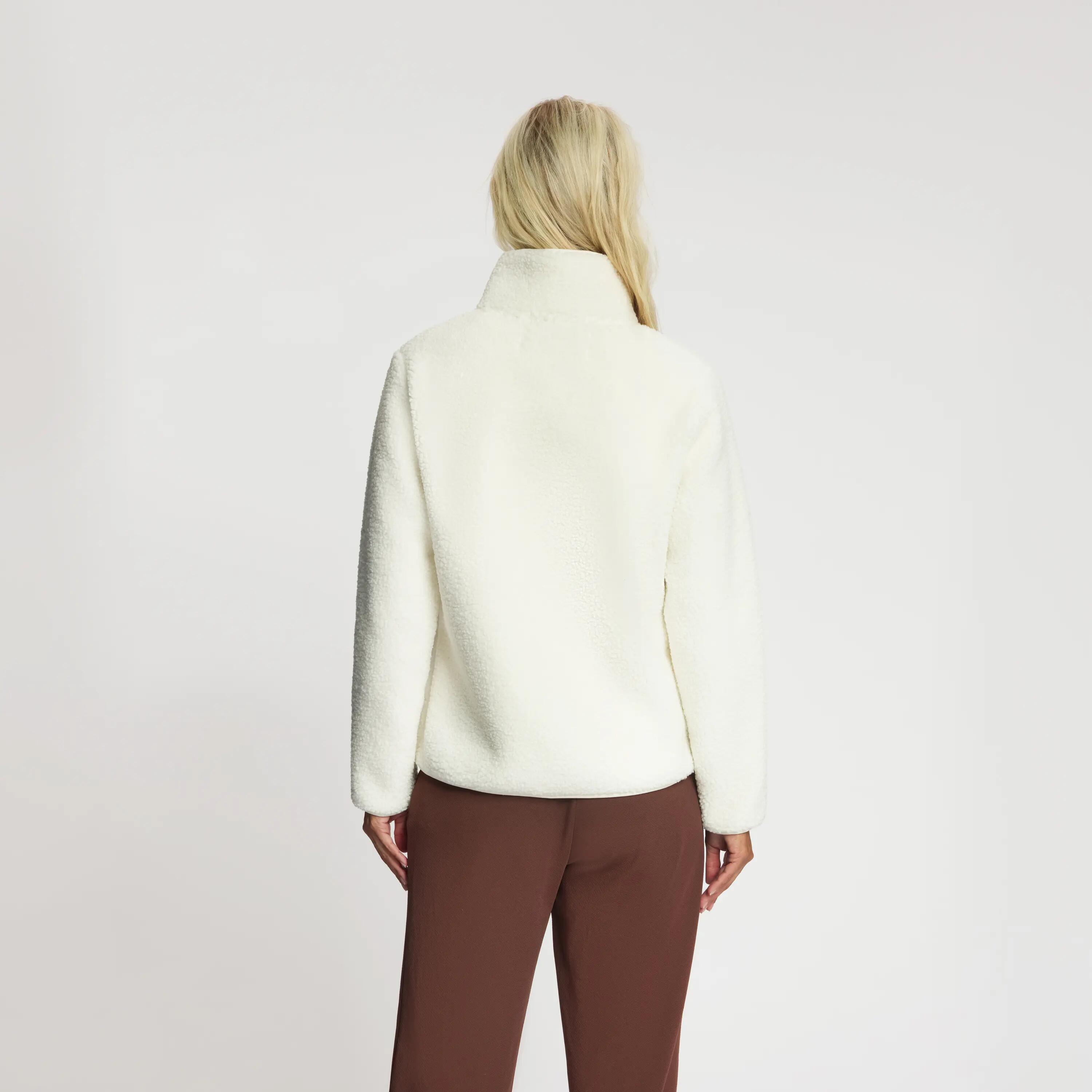 Tara Femme - Gilet d'extérieur - Teddy - Blanc cassé 3/6