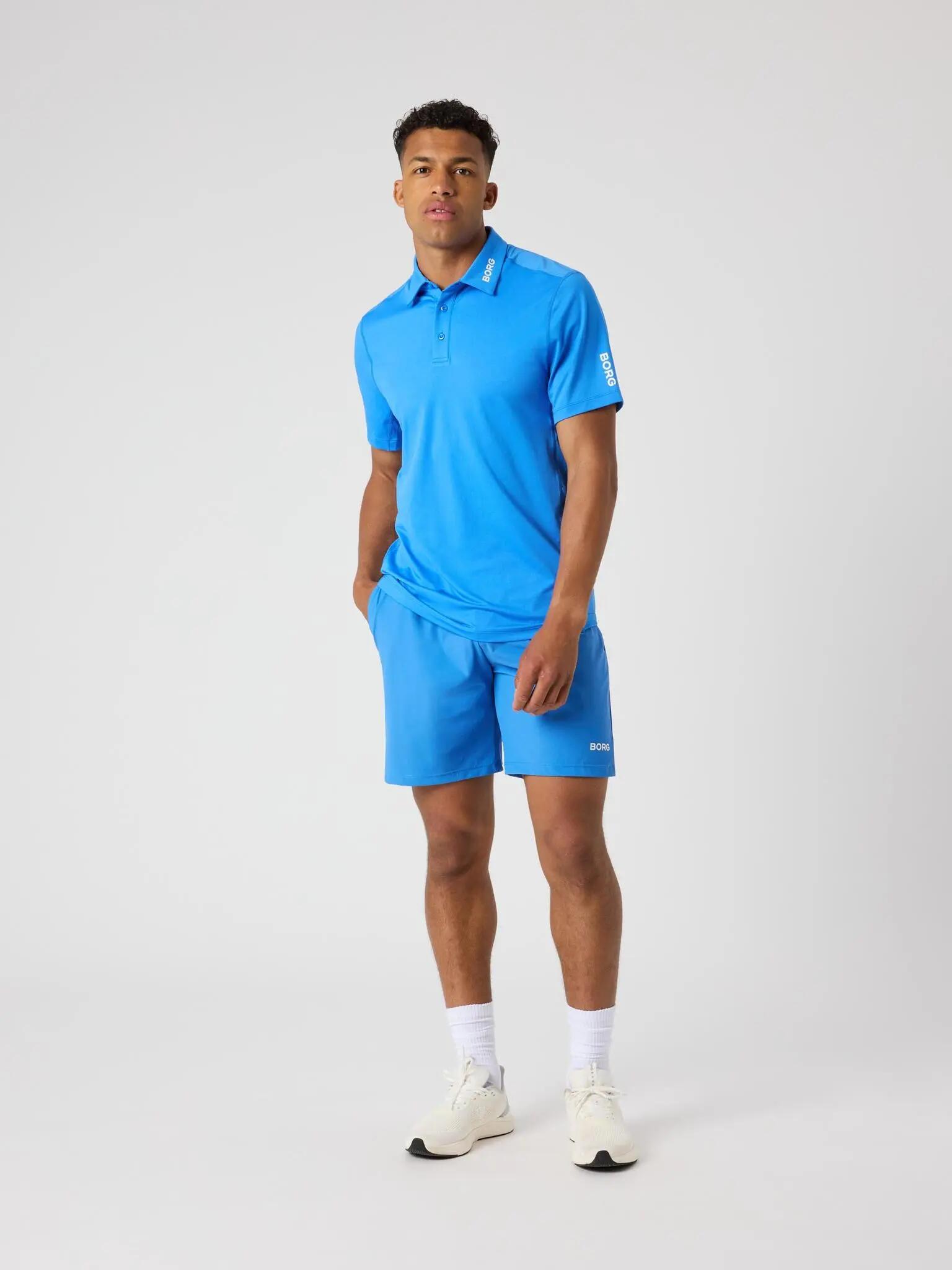 bjorn_borg Polo BORG COURSE en polyester recyclé – PALACE BLUE 3/5