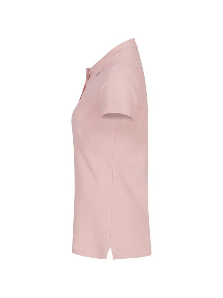 clique Basic Polo Women van katoen — vrouwelijke pasvorm, Candy Pink 5/5