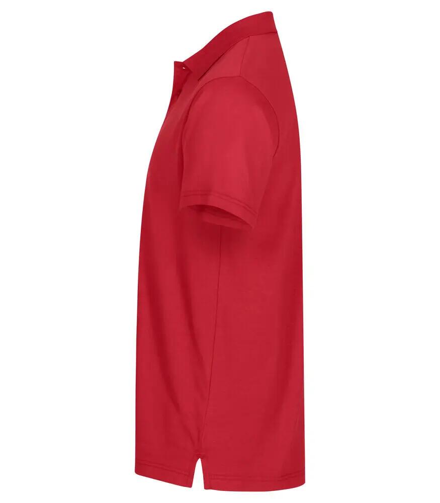 clique Single Jersey Polo em algodão - pré-encolhido e tratado enzimaticamente 3/4