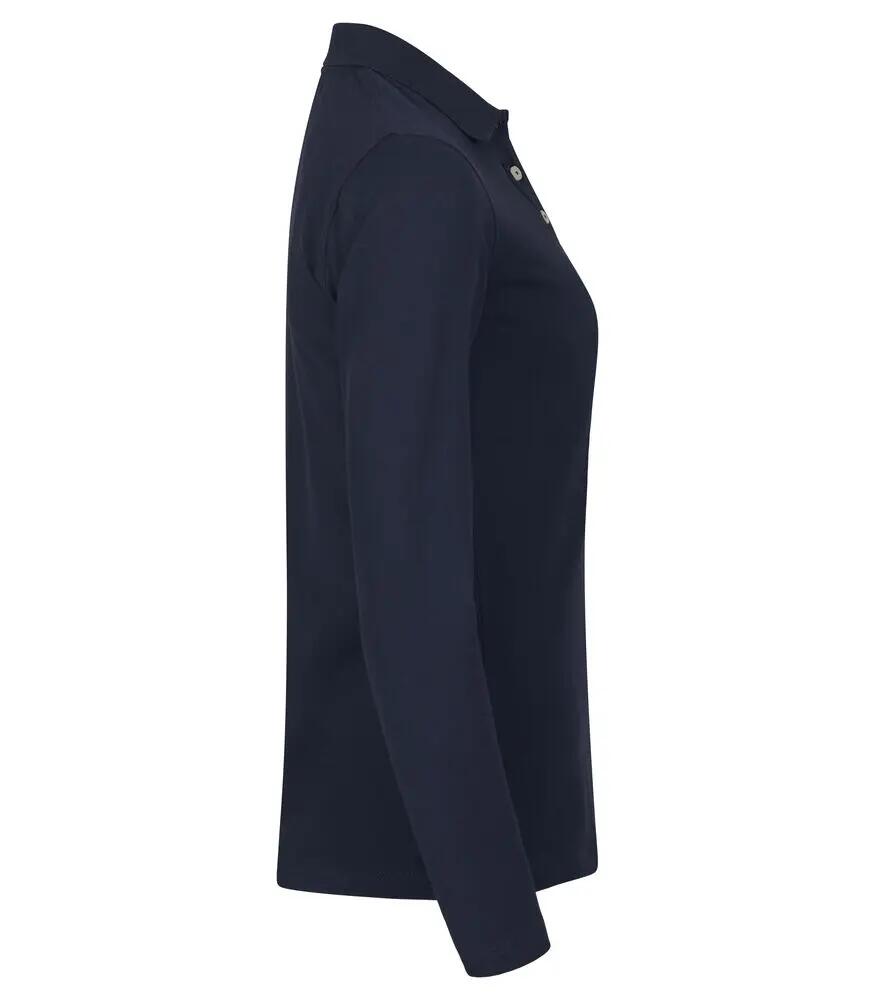 clique Stretch Premium Polo L/S Dames – hoogwaardige kwaliteit en goede rek 2/4