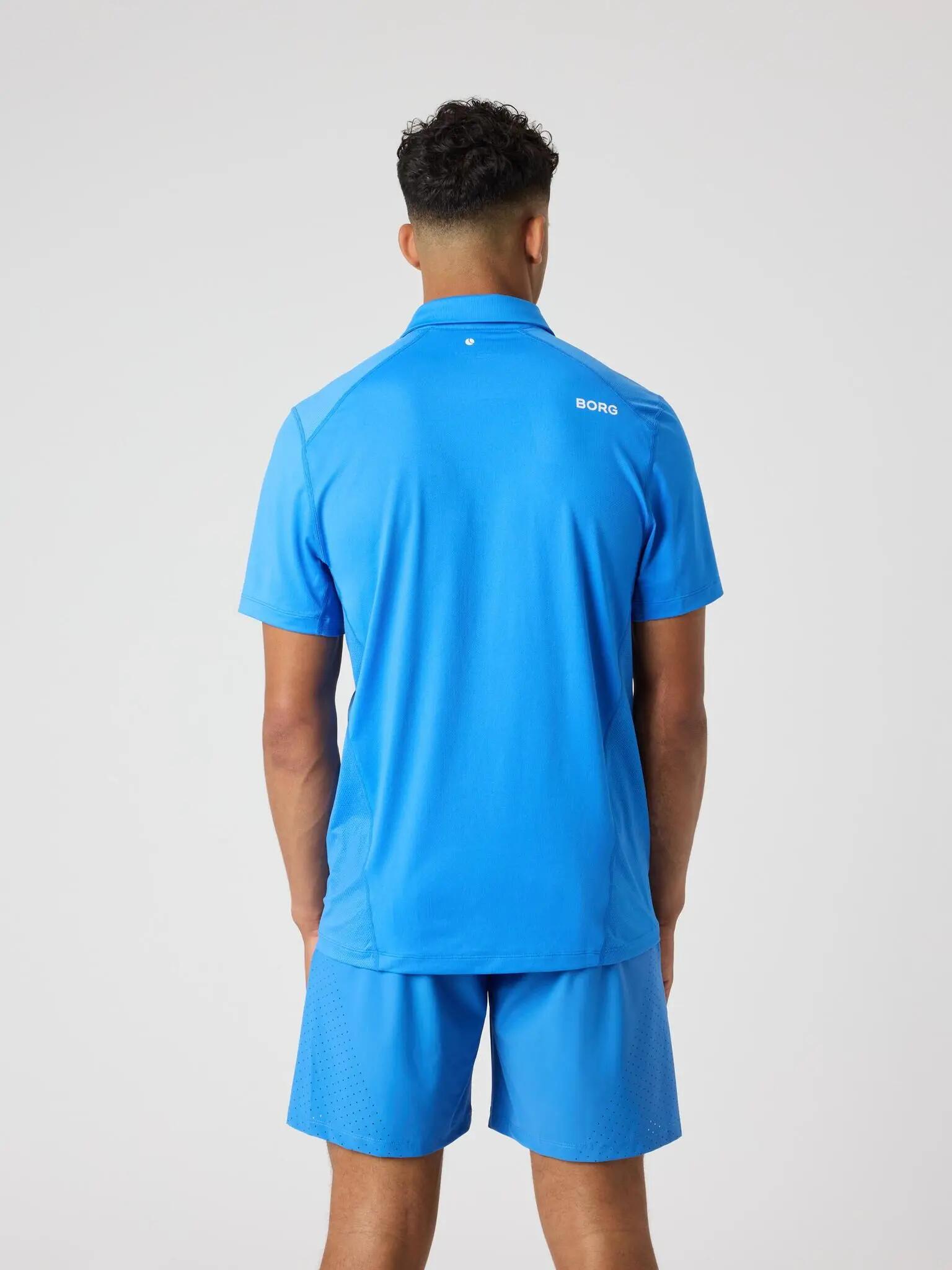 bjorn_borg Polo BORG COURSE en polyester recyclé – PALACE BLUE 2/5