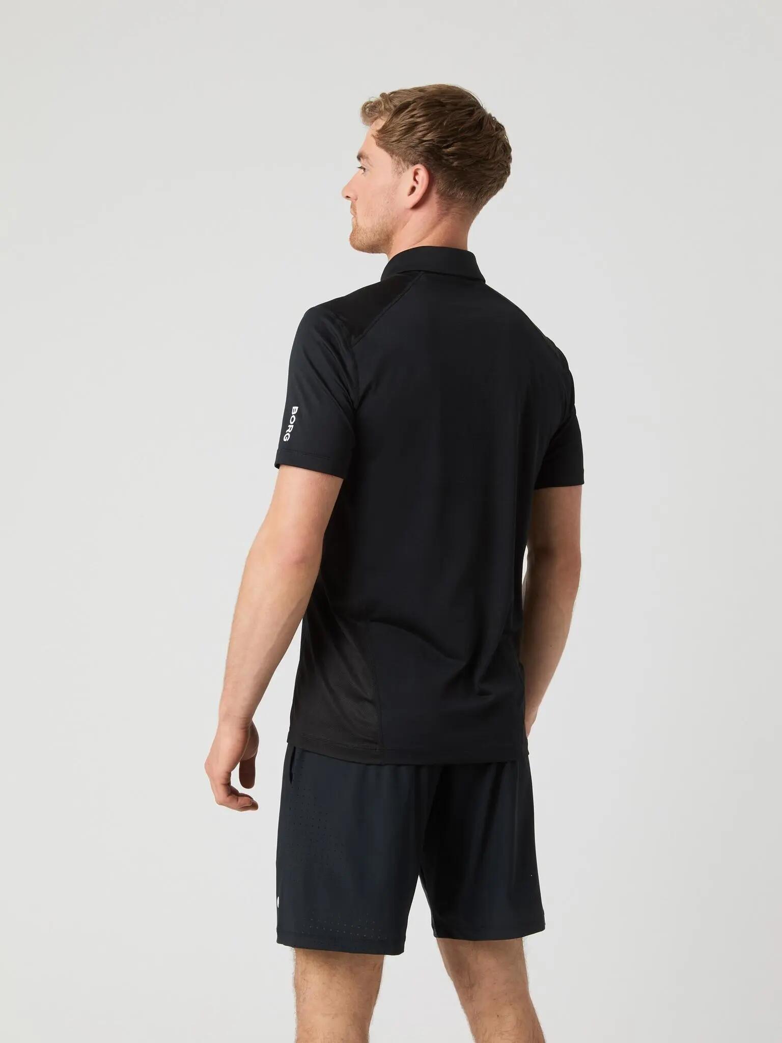 bjorn_borg Polo ACE com painéis em mesh – Poliéster reciclado 2/5