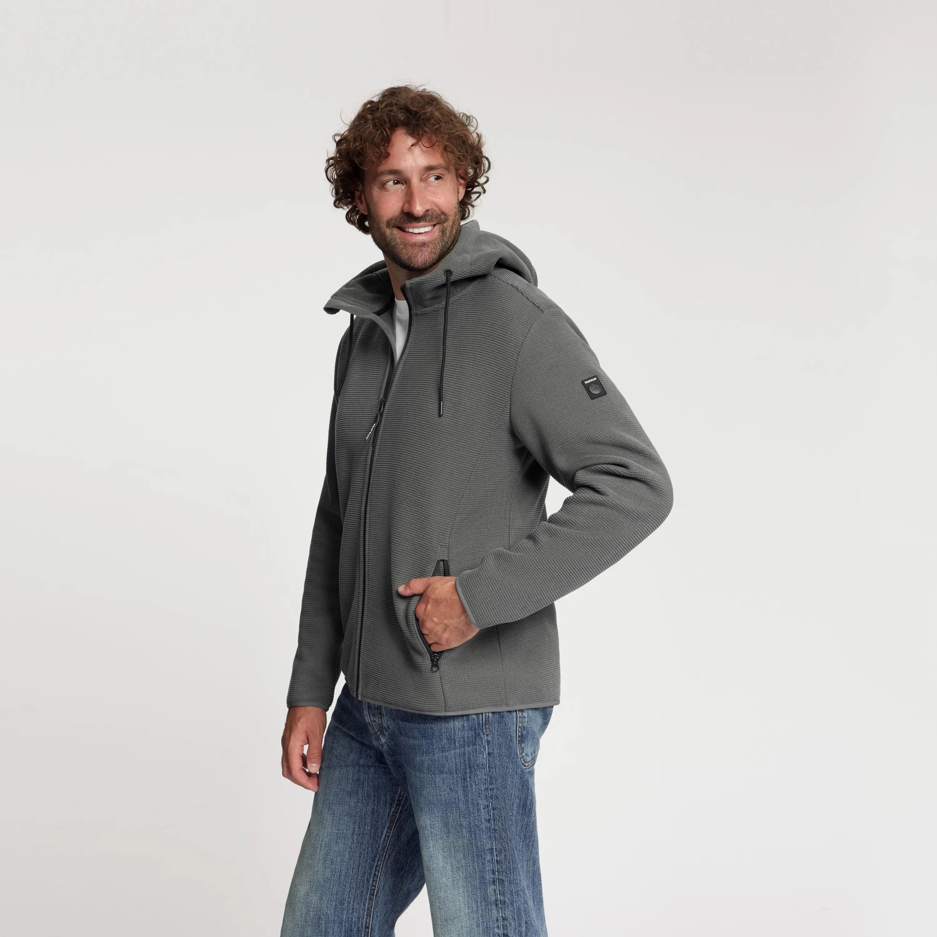 Tyko Heren - Outdoorvest - Fleece - Grijs 2/6