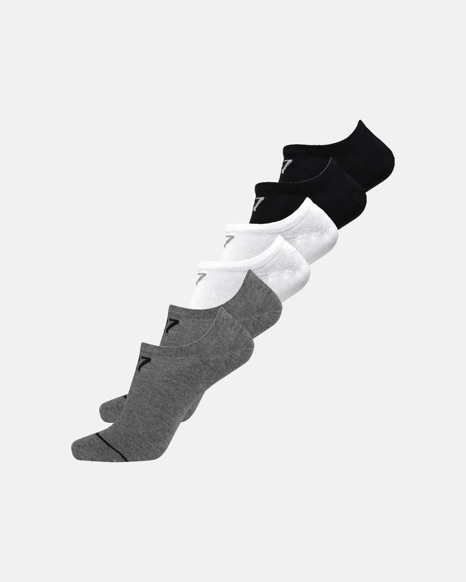 cr7 Footies bamboo 6-pack — Onzichtbare bamboe sokjes multicolor 2/3