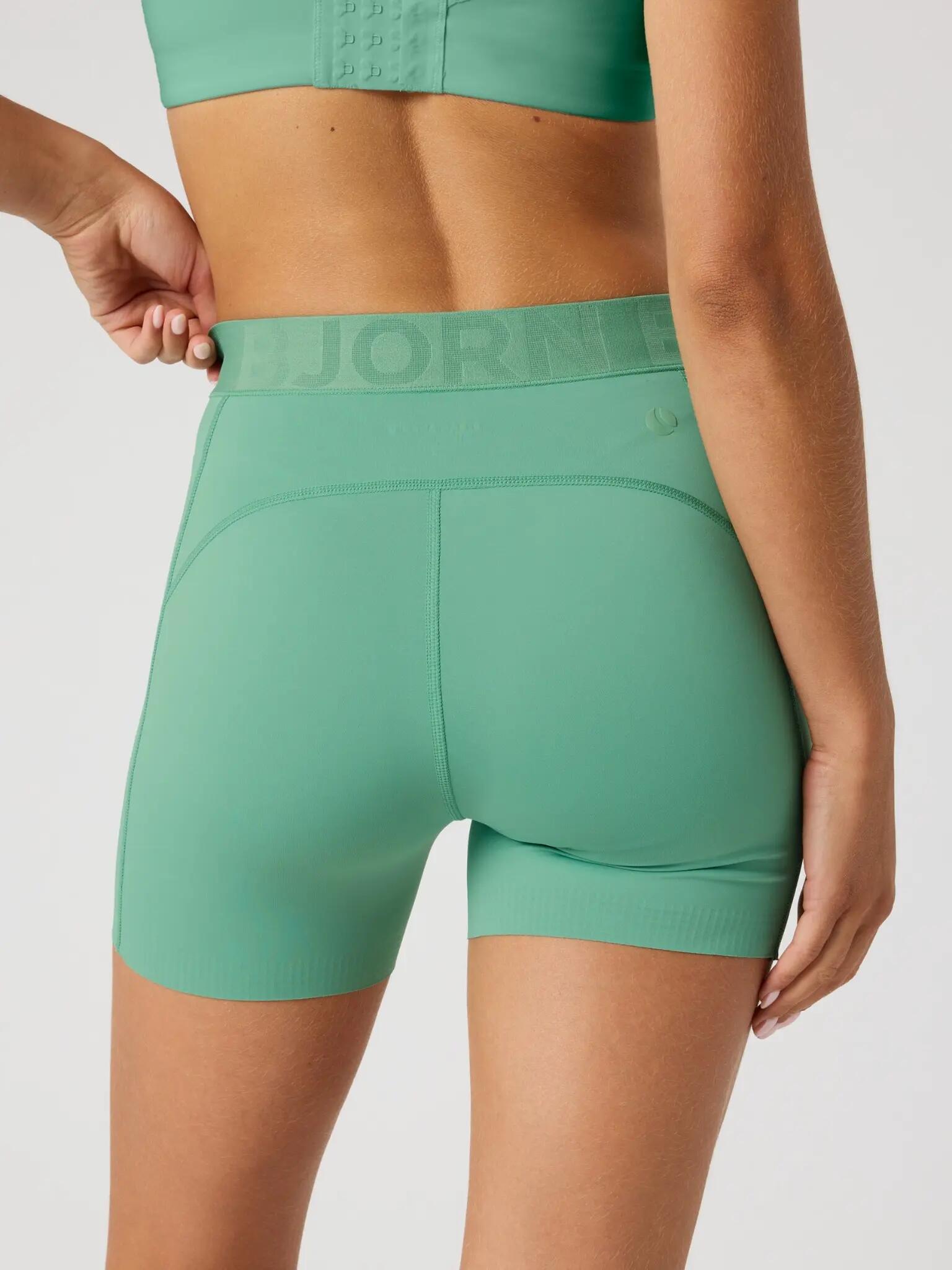 bjorn_borg BORG SHORT TIGHTS van gerecycled polyamide – MALACHITE GREEN 2/3