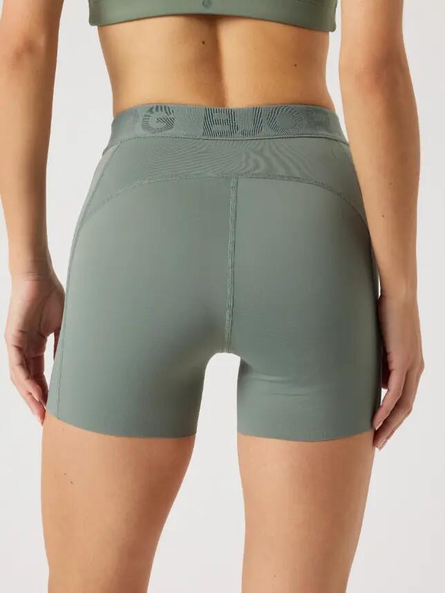 bjorn_borg BORG SHORT TIGHTS en polyester recyclé - AGAVE GREEN 2/4