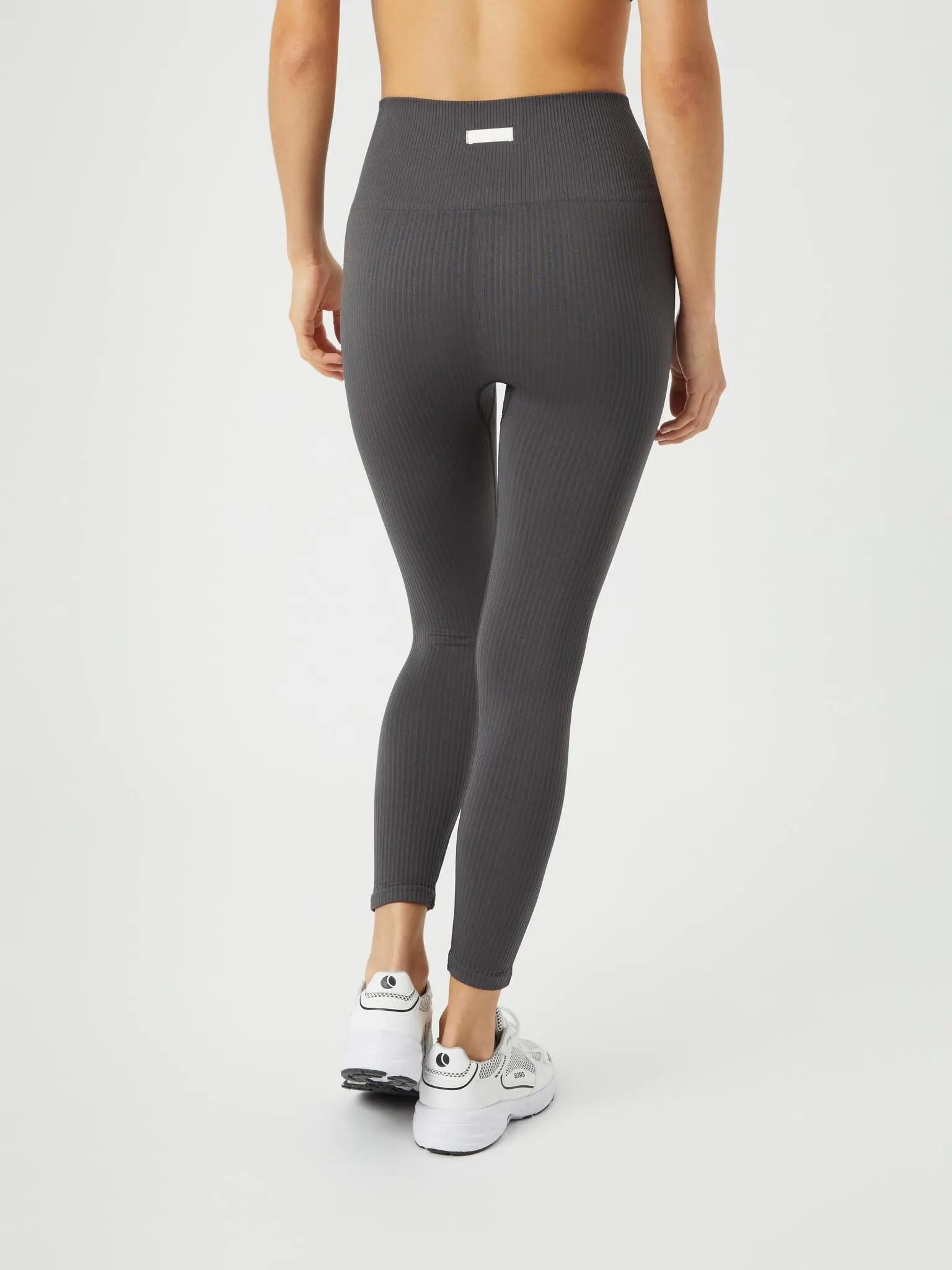 bjorn_borg STUDIO SEAMLESS RIBBED TIGHTS — ASPHALT 2/5