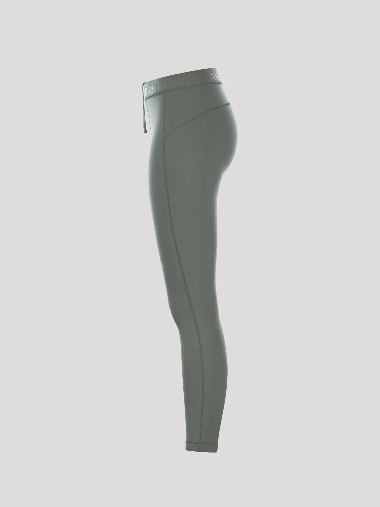bjorn_borg BORG ESSENTIAL ACTIVE TIGHTS Damen — Agave Green 4/4