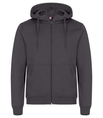 Clique miami hoody full zip – hoodie van katoen en gerecycled polyester