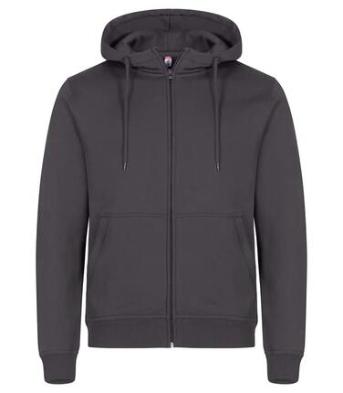 clique Miami Hoody Full Zip – Hoodie van katoen en gerecycled polyester