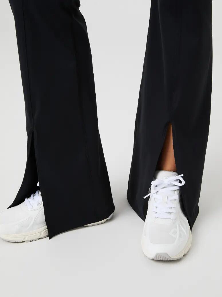 bjorn_borg STUDIO FLARED SLIT TIGHTS en polyamide recyclée 4/4