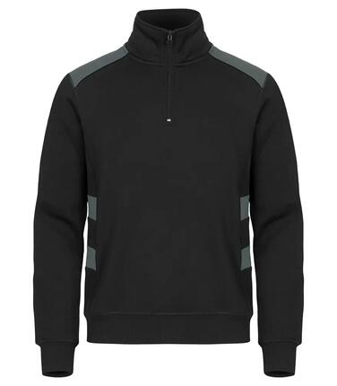 clique Ambition Half Zip Herren-Sweatshirt recyceltes Polyester