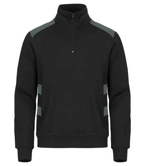 clique Ambition Half Zip Herren-Sweatshirt recyceltes Polyester