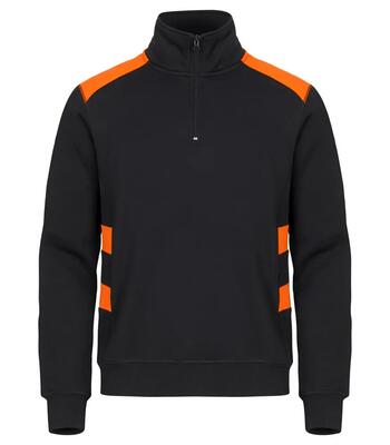 Clique ambition half zip hoogzichtbare sweater
