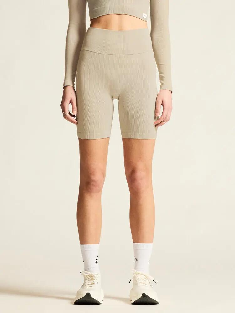 craft Collective Rib Short Tights W – Calças curtas caneladas confortáveis 4/7