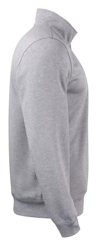 clique Basic Active Half Zip polyester sweater grijs melange 4/4