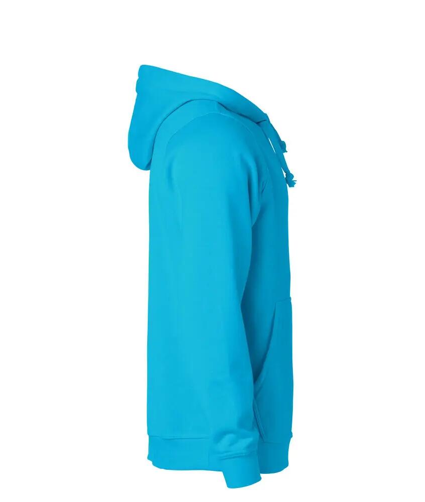 clique Basic Hoody unisex – sudadera con capucha turquesa 4/4
